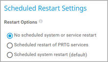 Scheduled Restart Settings