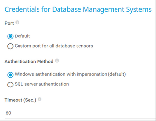 Credentials for Database Management Systems