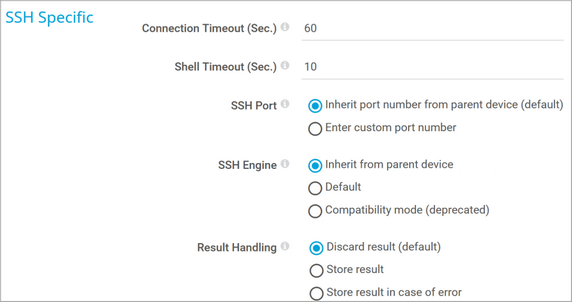 SSH Specific